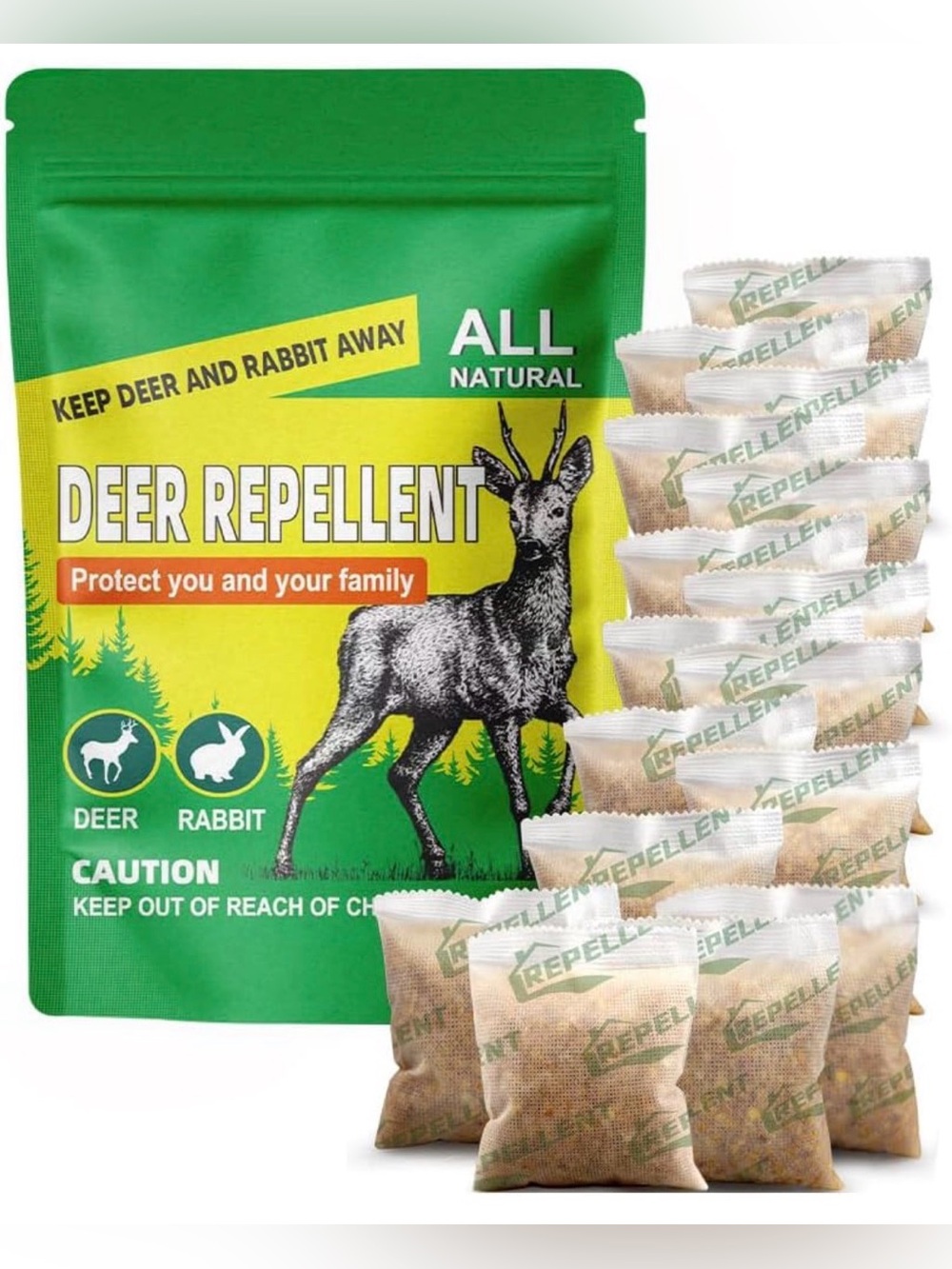 Deer & Rabbit Repellent – 16 Pack